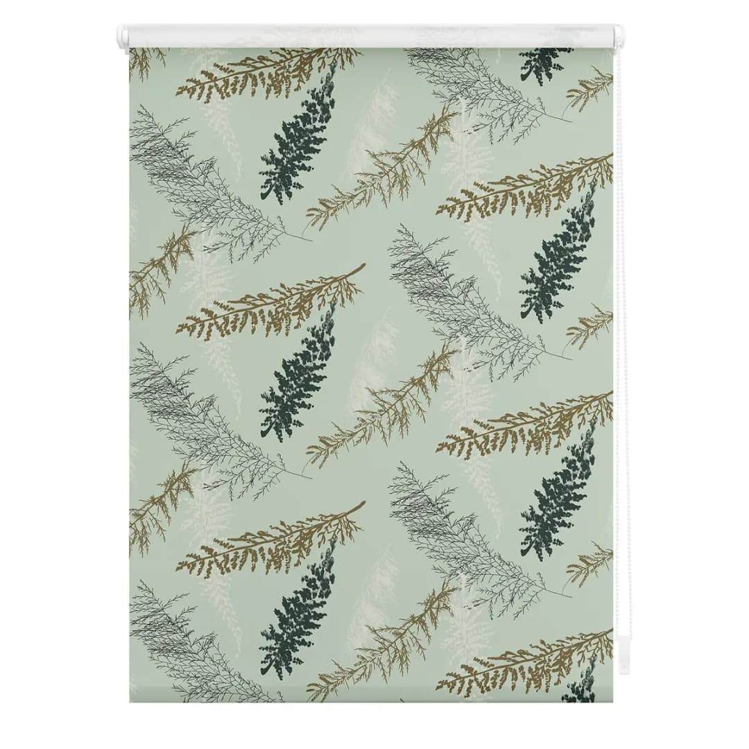Klemmfix Rollo Fir Branches | Grün