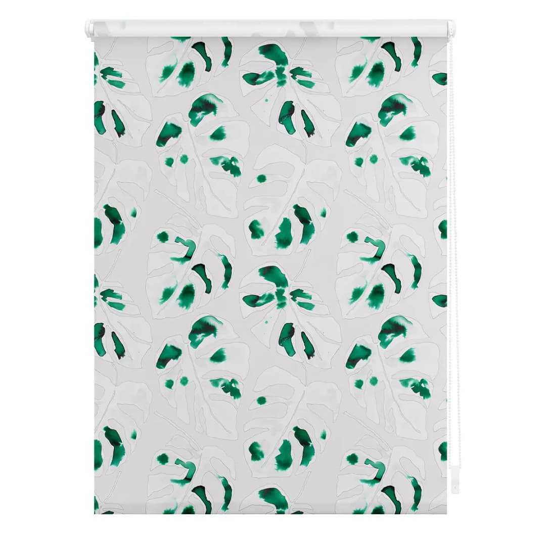 Klemmfix Rollo Monstera | Grün