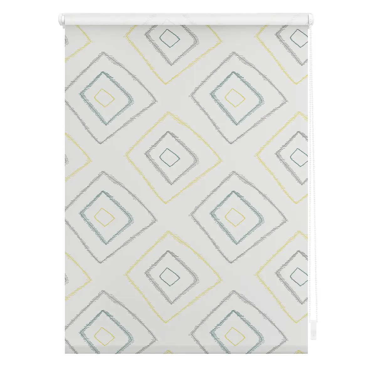 Klemmfix Rollo Stripy Boho Rectangle 70 x 150cm Beige | Beige