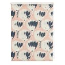 Klemmfix Rollo Jumbo Flowers | Rot
