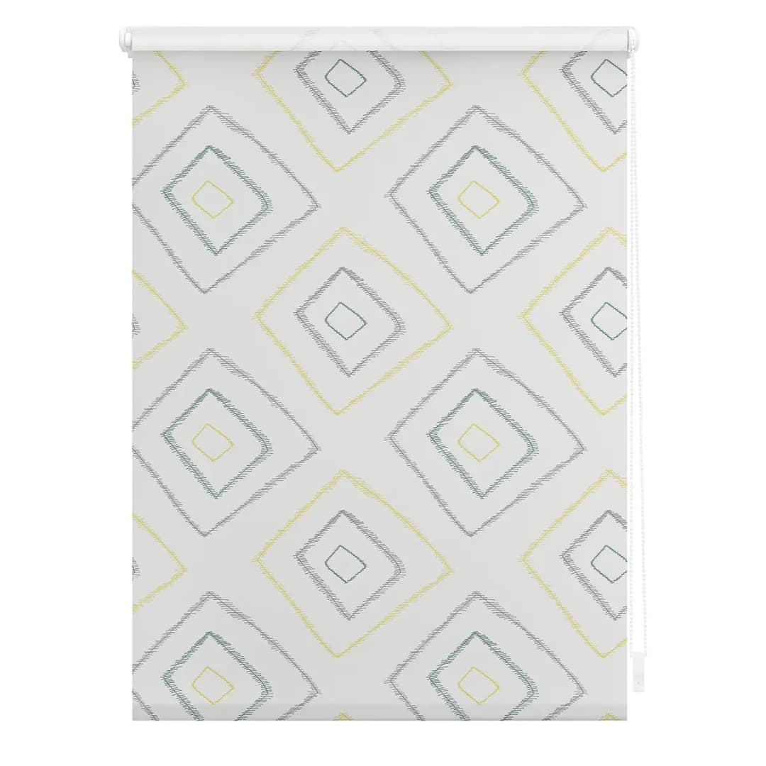 Klemmfix Rollo Stripy Boho Rectangle | Beige