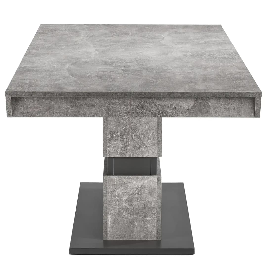 Esstisch Emilio I 140cm Grau Ausziehbar | Grau