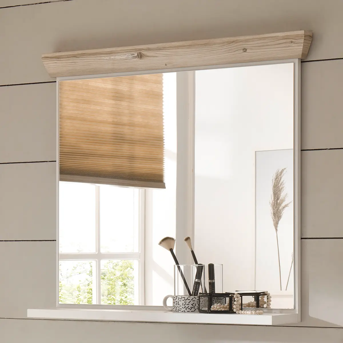 Spiegel 80cm Weiß | Weiß