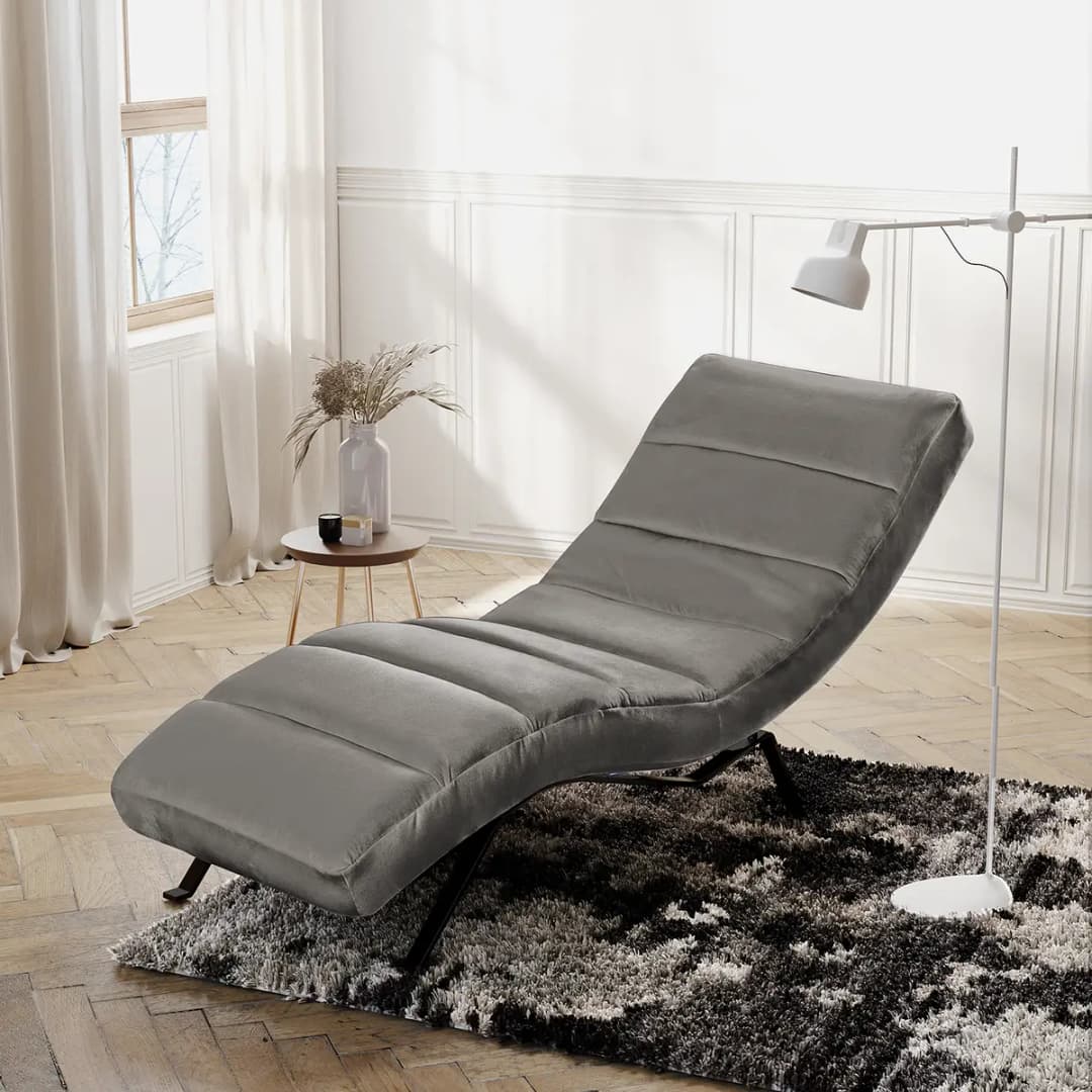 Relaxliege Kasson | Grau