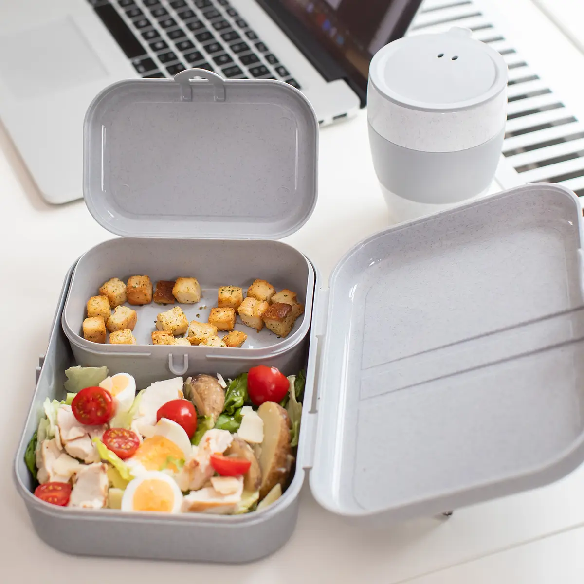 Lunchbox Set Pascal | Grau