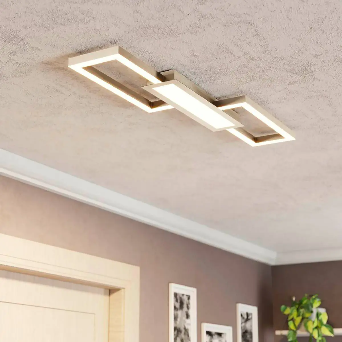 LED-Deckenleuchte | Silber