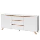 Sideboard 180cm Weiß | Weiß