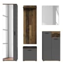 Garderobenset I 5-teilig | Braun