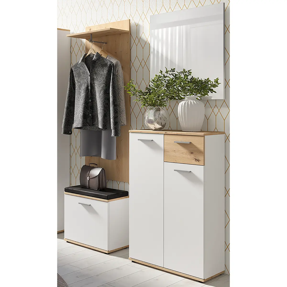 Garderobenset II | Braun