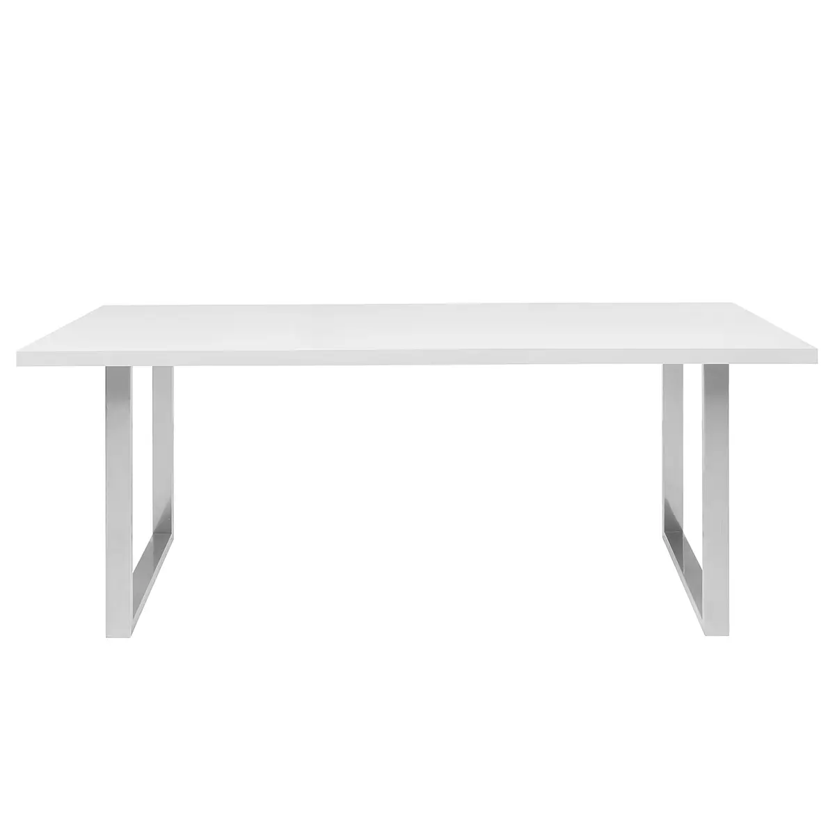 Esstisch Alton 180cm Weiß/Weiß Silber | Weiß