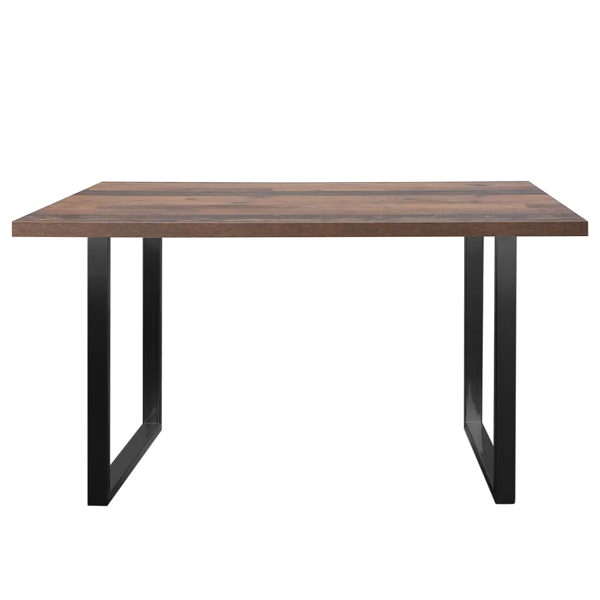 Esstisch Alton 160cm Braun/Altholz Dekor Schwarz | Braun