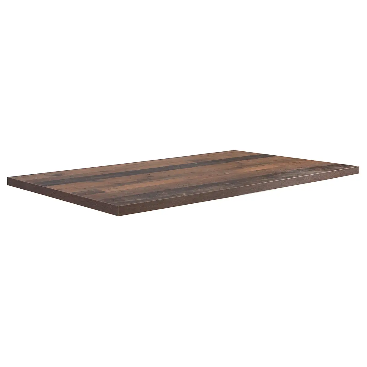 Esstisch Alton 160cm Braun/Altholz Dekor Schwarz | Braun