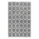 Kurzflorteppich Titan Trellis II Grau/Dunkelgrau 150 x 245cm