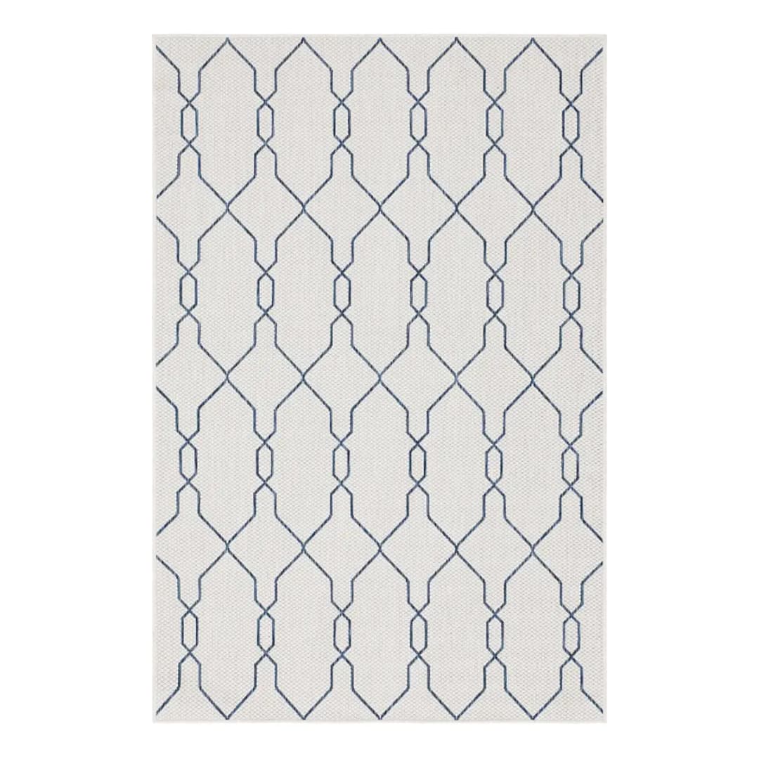 Outdoor Crosses II Teppich | Beige
