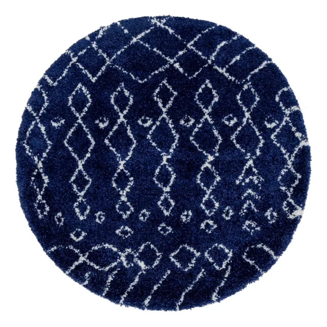 Kurzflorteppich Temara Shag VIII | Blau