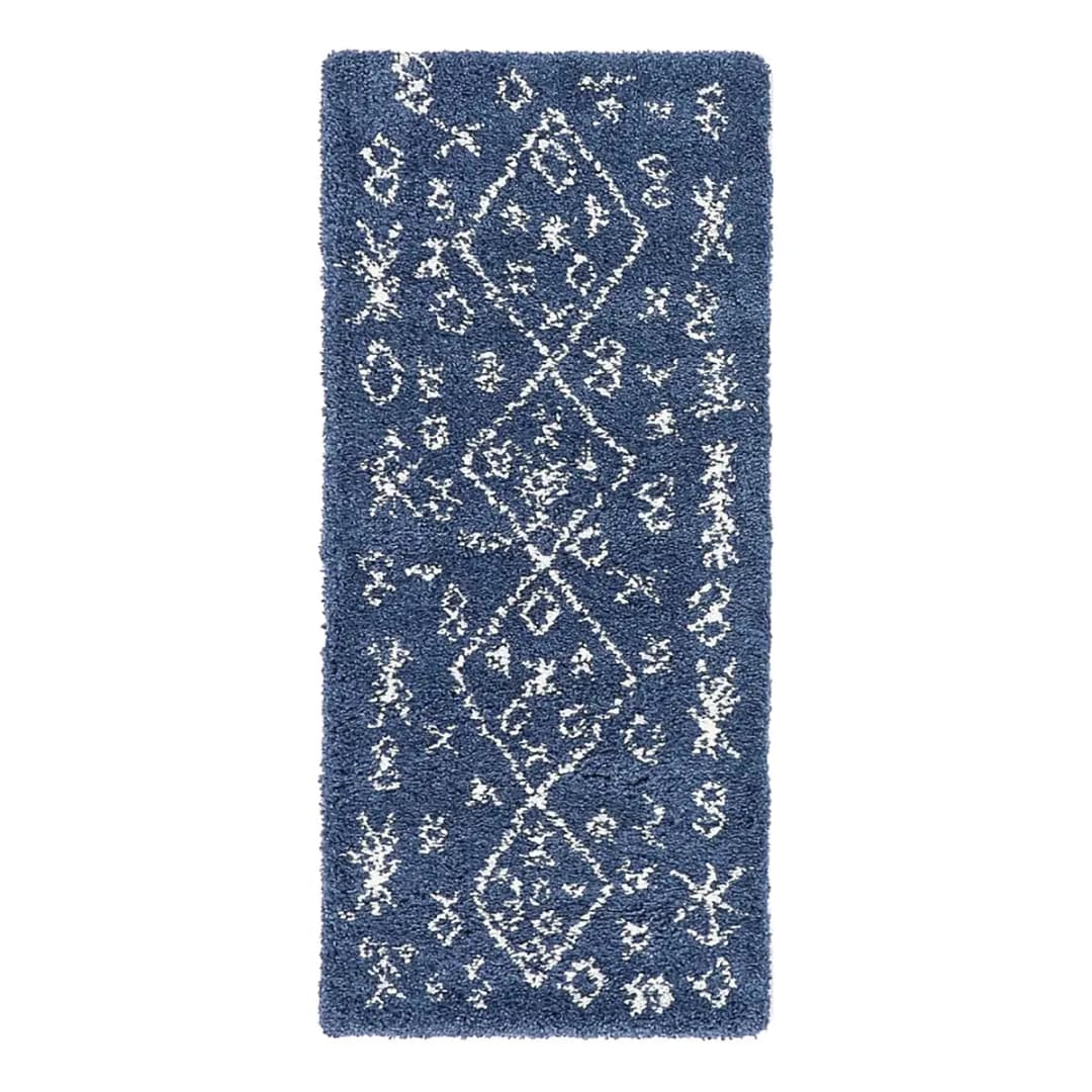 Läufer Temara Shag II | Blau