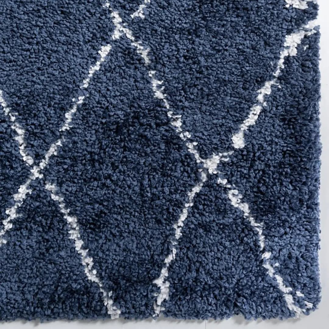 Kurzflorteppich Temara Shag II | Blau