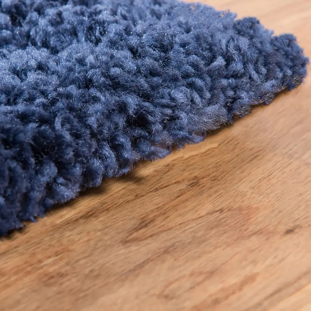 Kurzflorteppich Temara Shag III | Blau