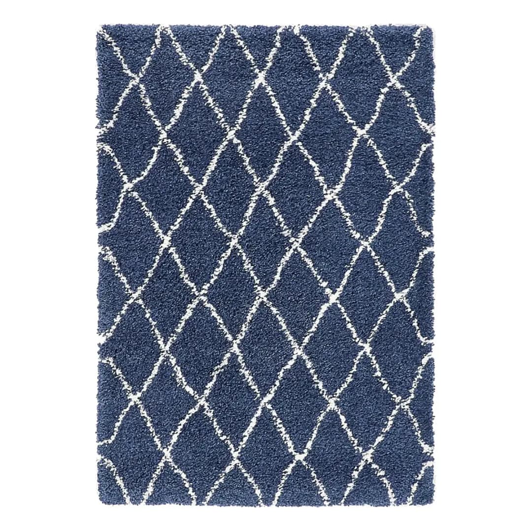 Kurzflorteppich Temara Shag II | Blau