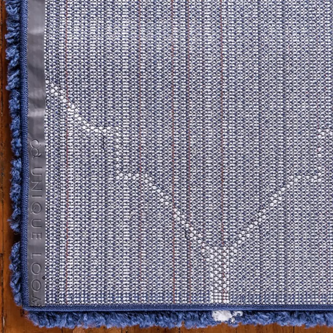 Kurzflorteppich Temara Shag IV Blau/Marineblau 150 x 245cm