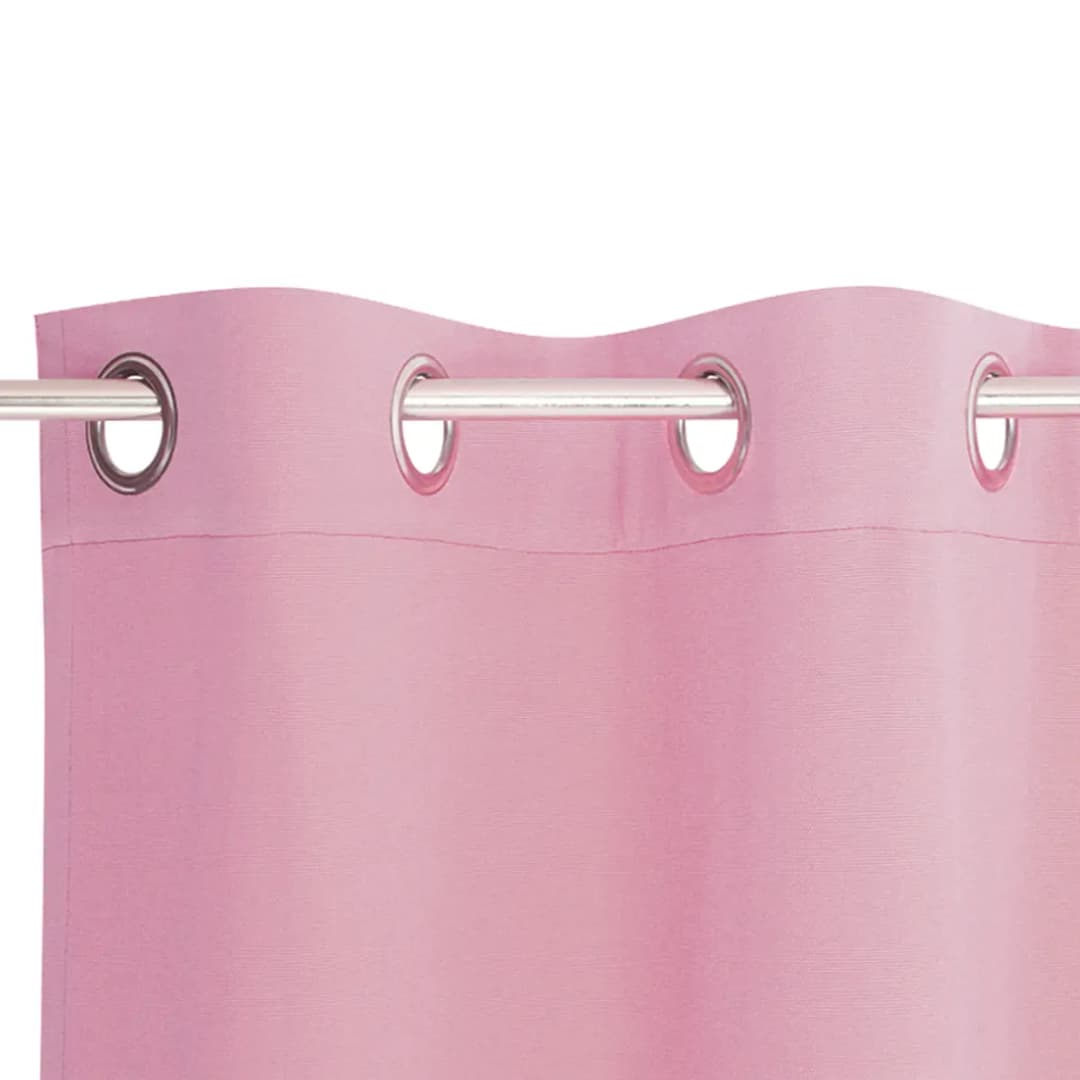 Ösenschal 140 x 250cm Pink/Altrosa | Rosa