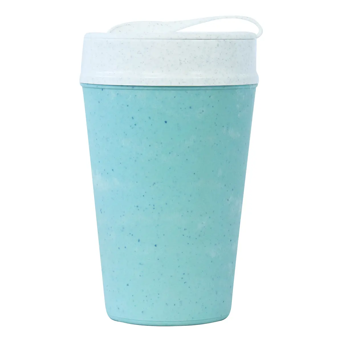 Becher mit Deckel Ø 9cm Blau/Hellblau | Blau
