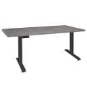Schreibtisch Unieux VI 140cm Grau/Graphit Schwarz | Grau