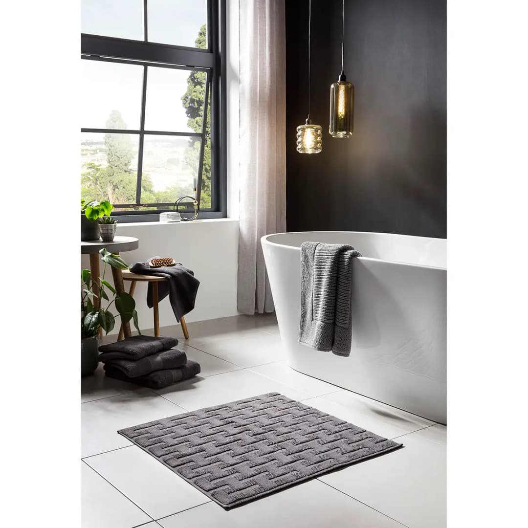 Badteppich Delia | Grau
