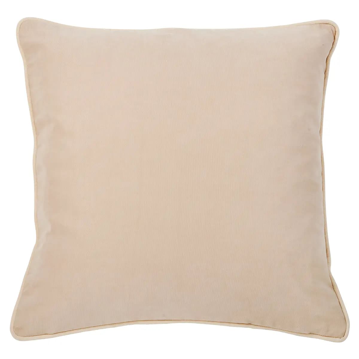 Kissenhülle Joy Beige/Beige 45 x 45cm Samt | Beige