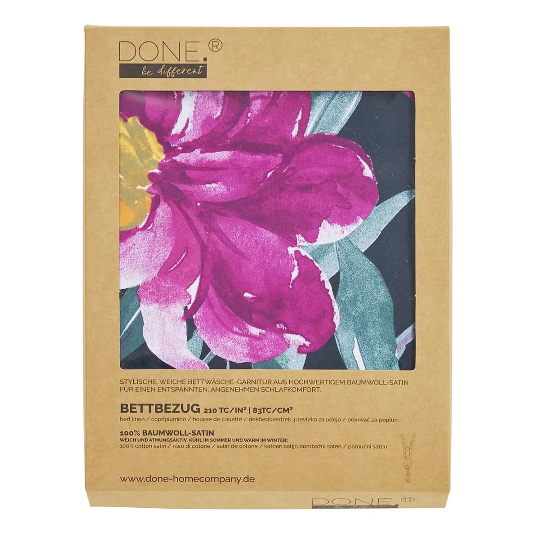 Bettwäsche Peonies | Mehrfarbig