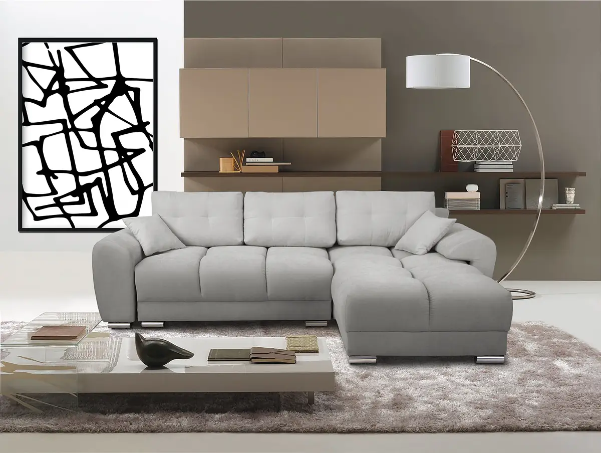 Ecksofa Alport | Grau