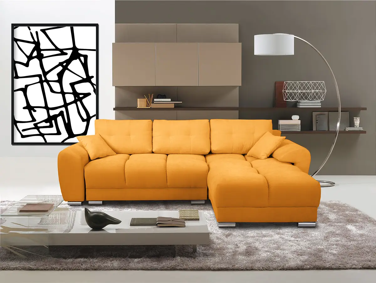 Ecksofa Alport | Orange