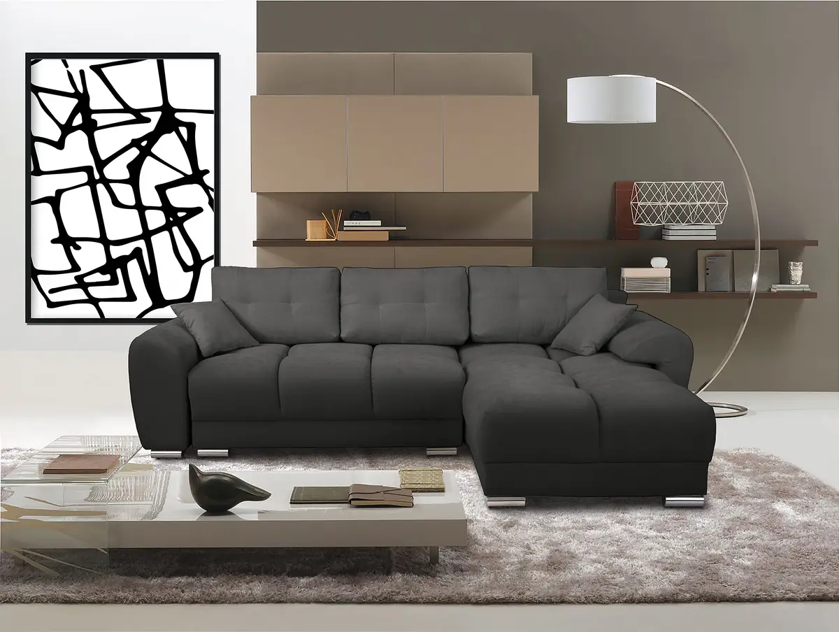 Ecksofa Alport | Grau