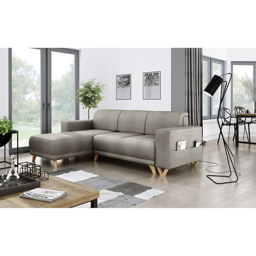 Ecksofa Coulter | Grau