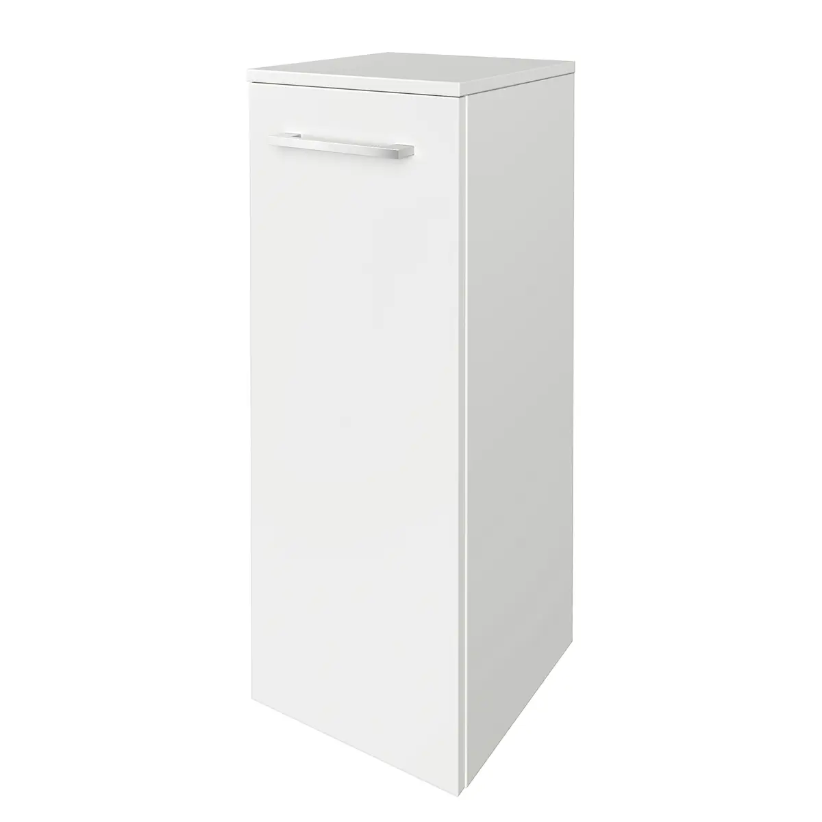 Unterschrank B.Style 30cm Türanschlag links Weiß/Weiß | Weiß