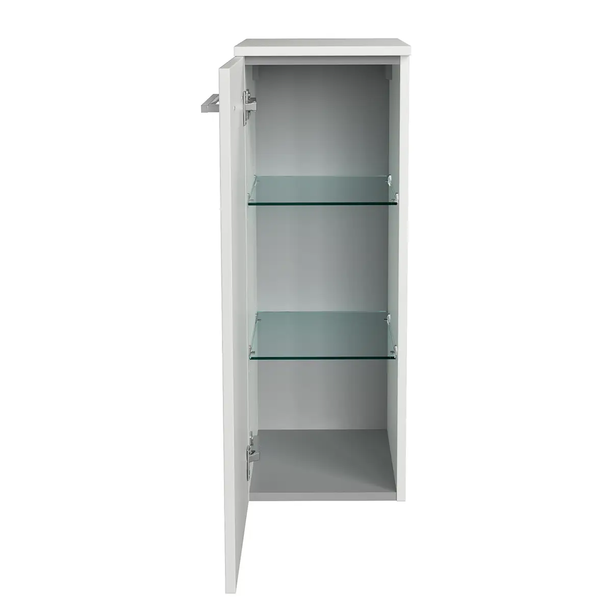 Unterschrank B.Style 30cm Türanschlag links Weiß/Weiß | Weiß
