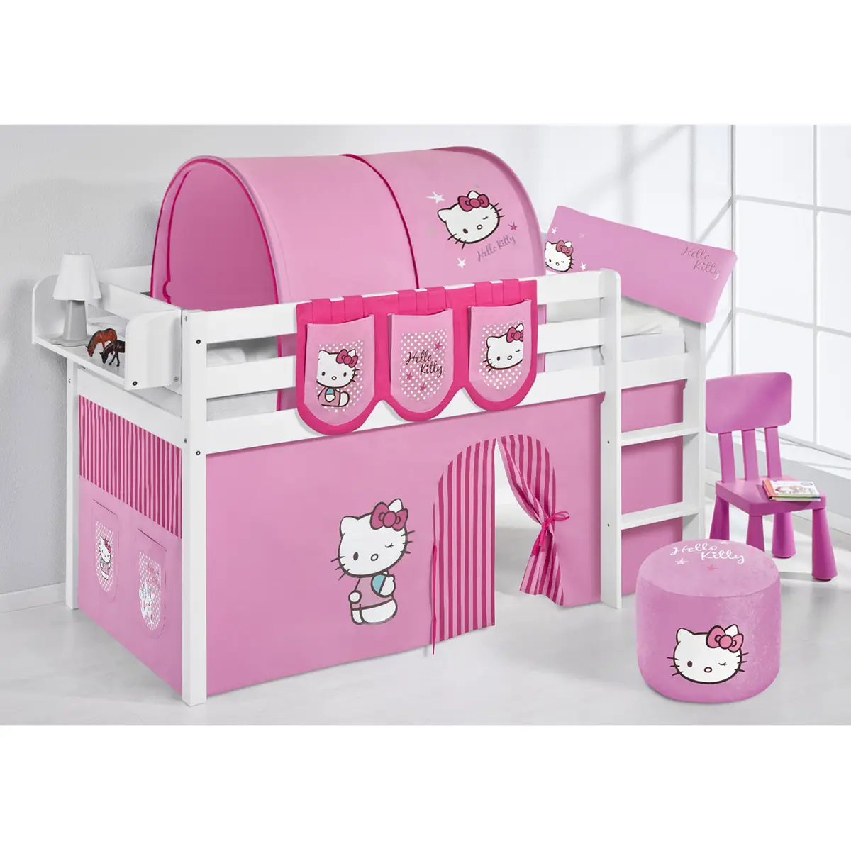 Hochbett Hello Kitty | Mehrfarbig