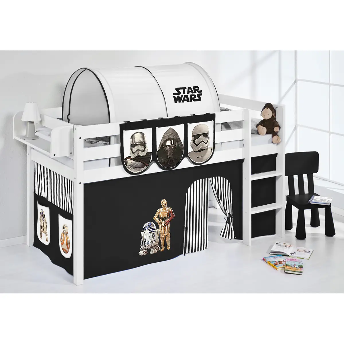 Hochbett Star Wars | Weiß