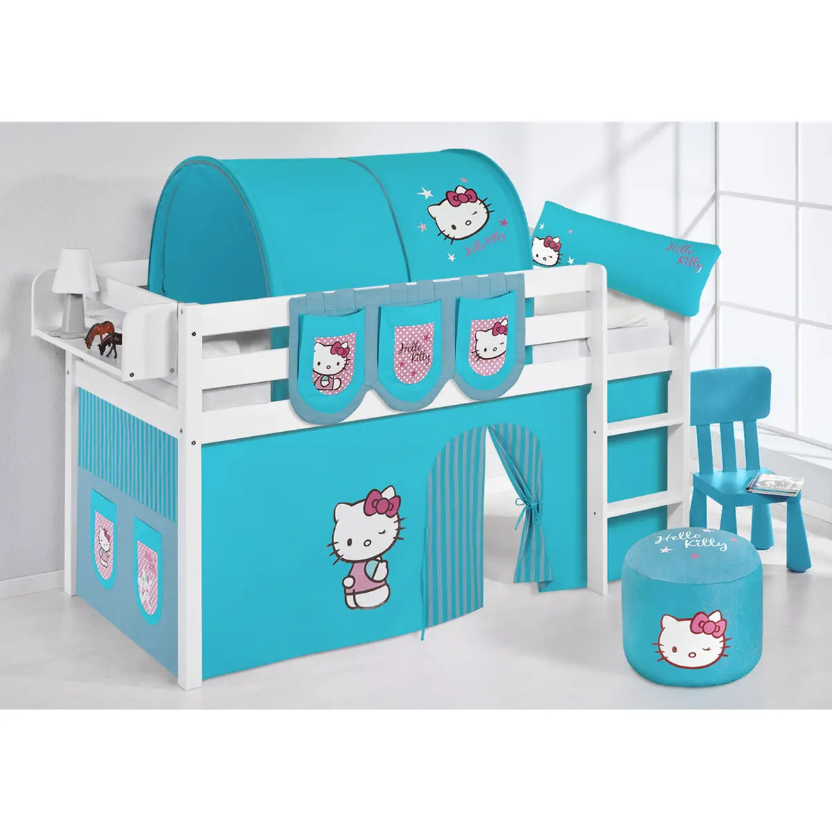 Hochbett Hello Kitty | Mehrfarbig