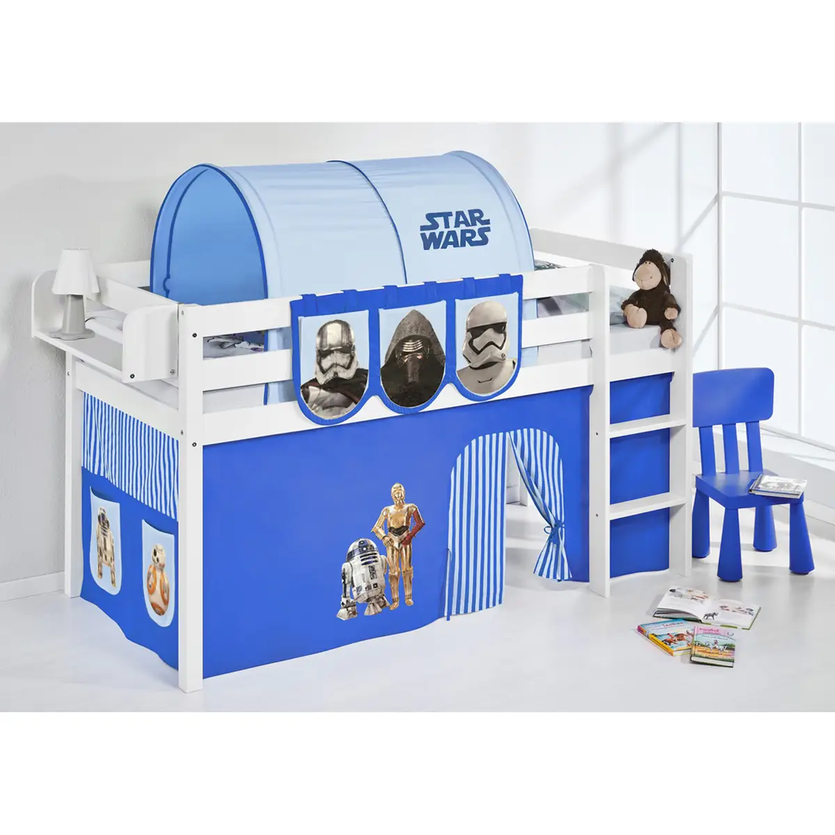 Hochbett Star Wars | Weiß