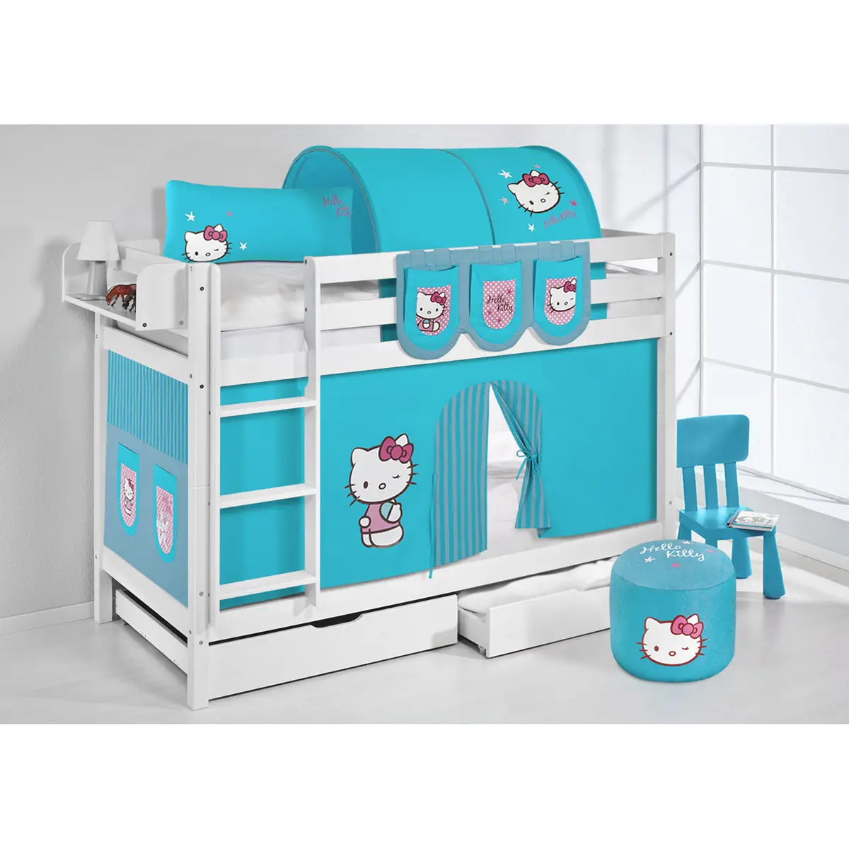 Etagenbett Hello Kitty | Weiß