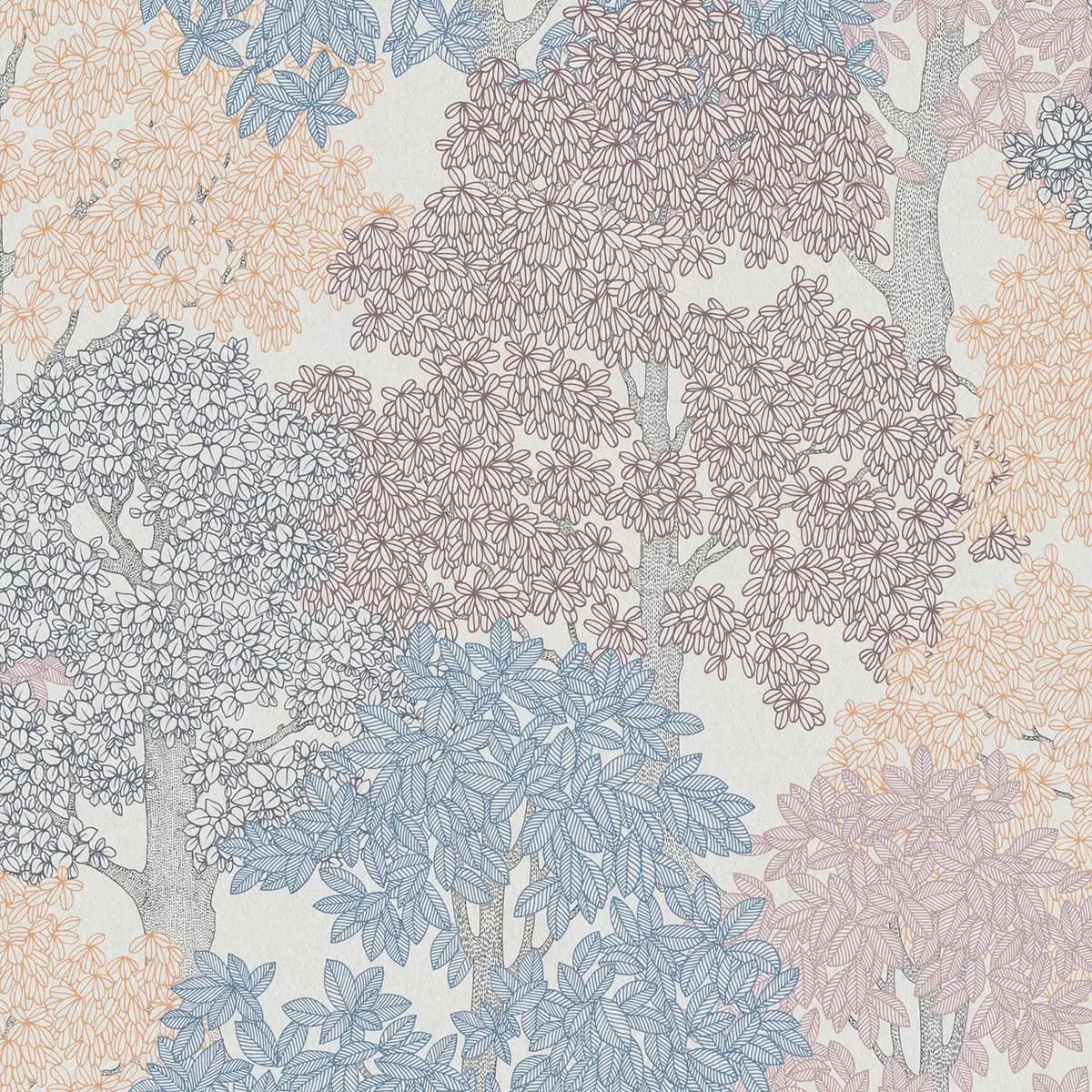 Vliestapete Wald II | Beige