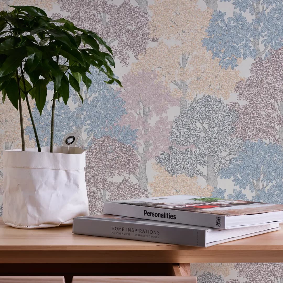 Vliestapete Wald II | Beige
