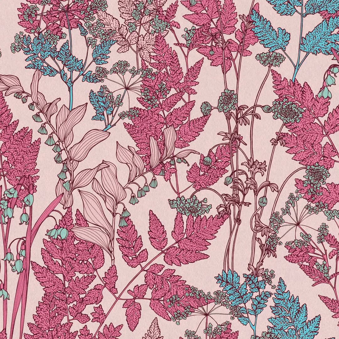 Vliestapete II | Rosa