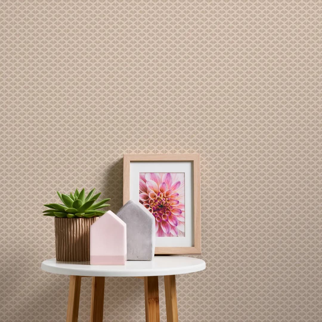 Vliestapete Art Deco II | Beige
