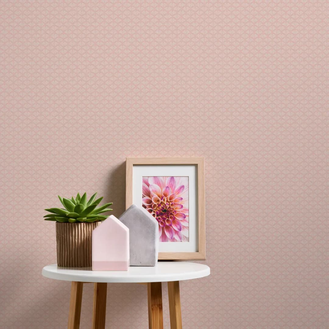 Vliestapete Art Deco II | Rosa