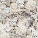 Vliestapete Blumen Grau | Grau