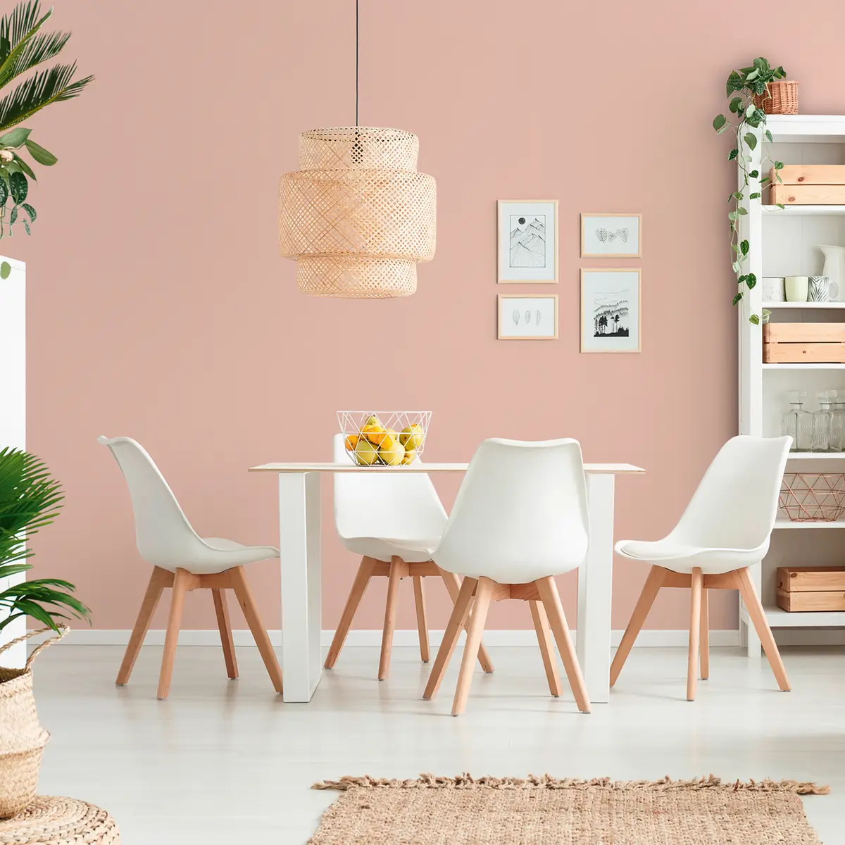Vliestapete Halsall | Rosa