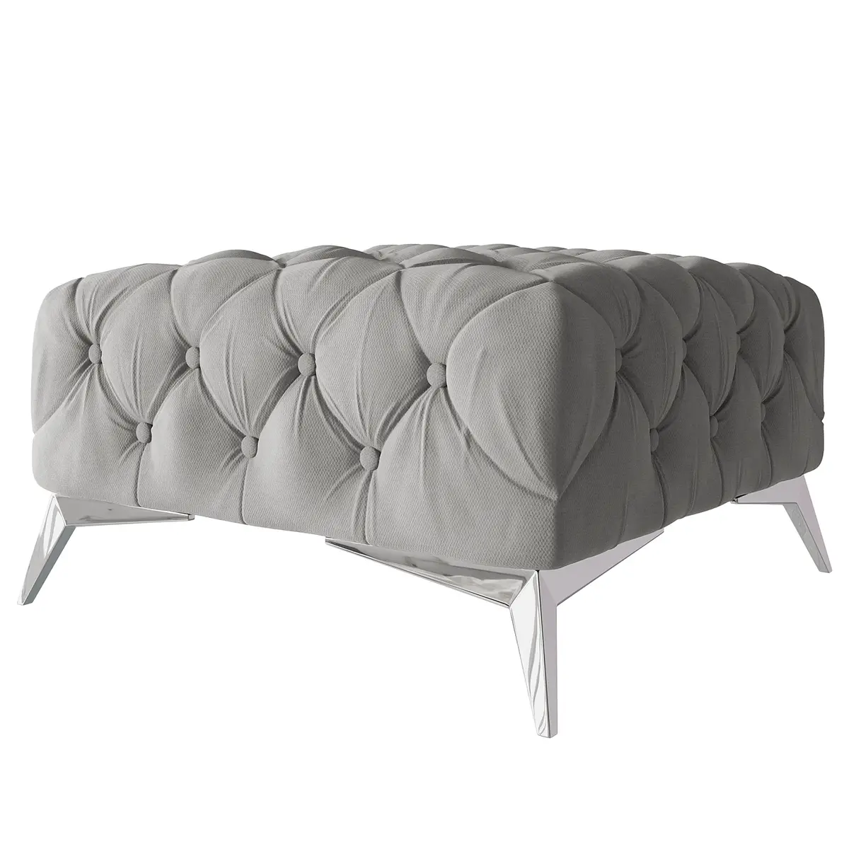 Polsterhocker Enza | Grau