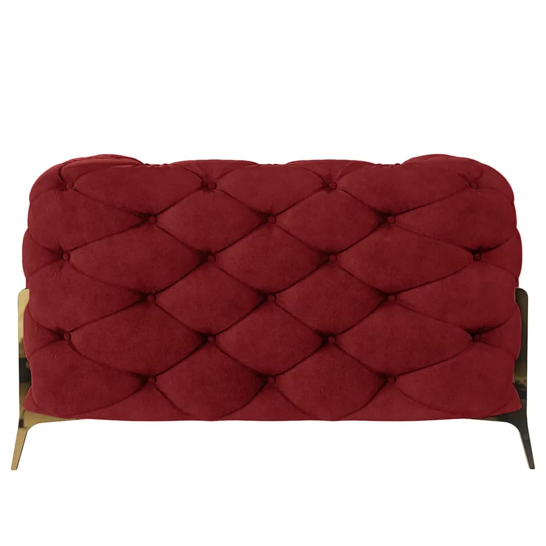 Sessel II Rot Samt Ravi | Rot